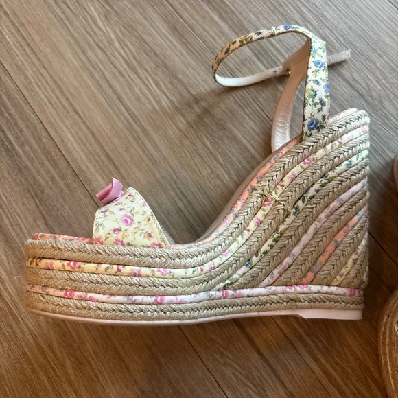 LoveShackFancy X Sophia Webster Lucita Wedges Espadrilles - Picture 3 of 10